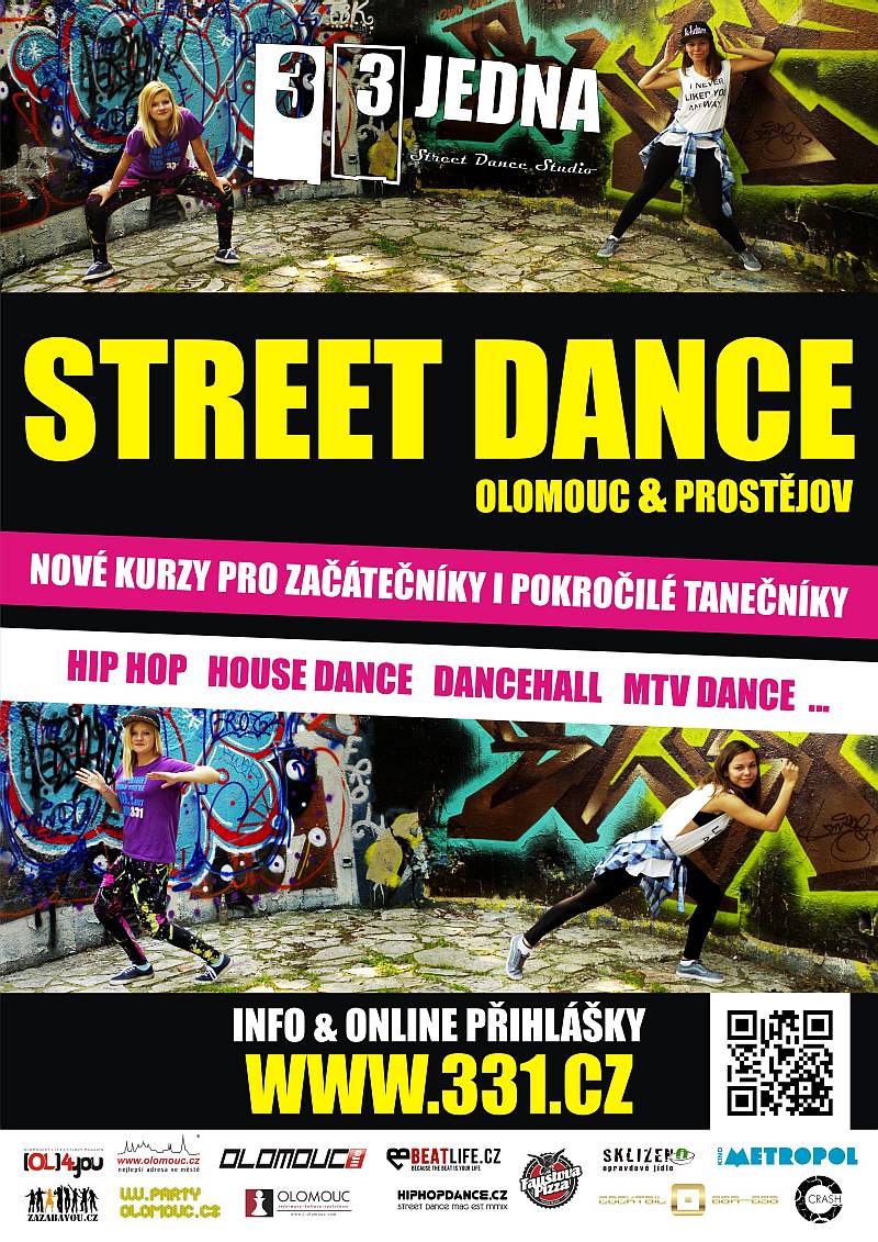 Street Dance Kurzy v 331 Dance Studiu Olomouc 2014/2015 -Olomouc