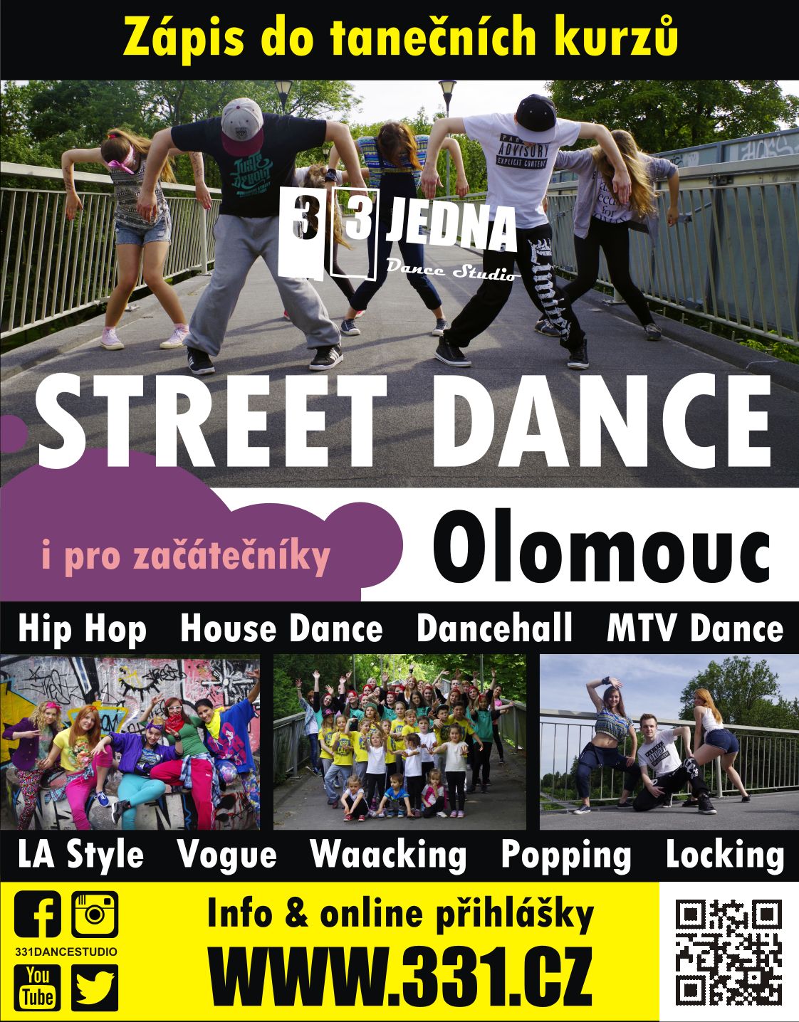 Taneční kurzy street dance v Olomouci 2015/2016  -Olomouc
