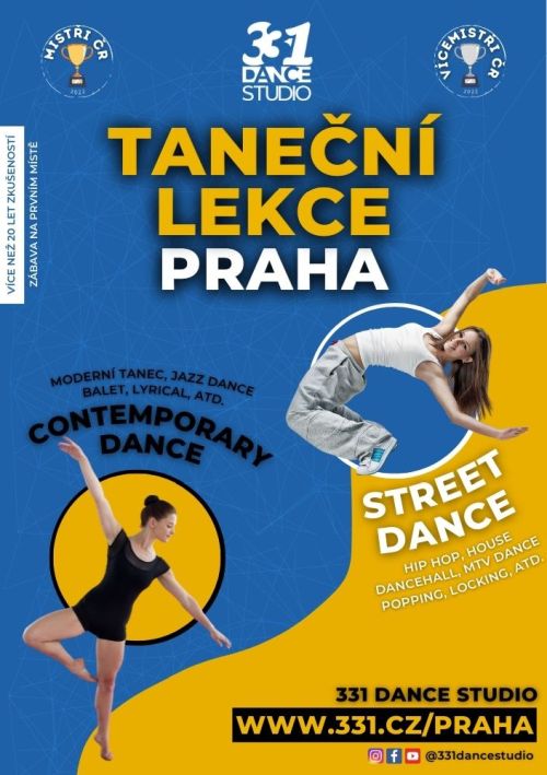 Taneční lekce Street Dance & Contemporary Praha | 331 Dance Studio
