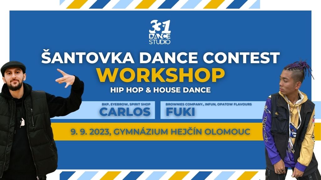 Šantovka Dance Contest 2023 | Hip Hop & House Dance Workshop